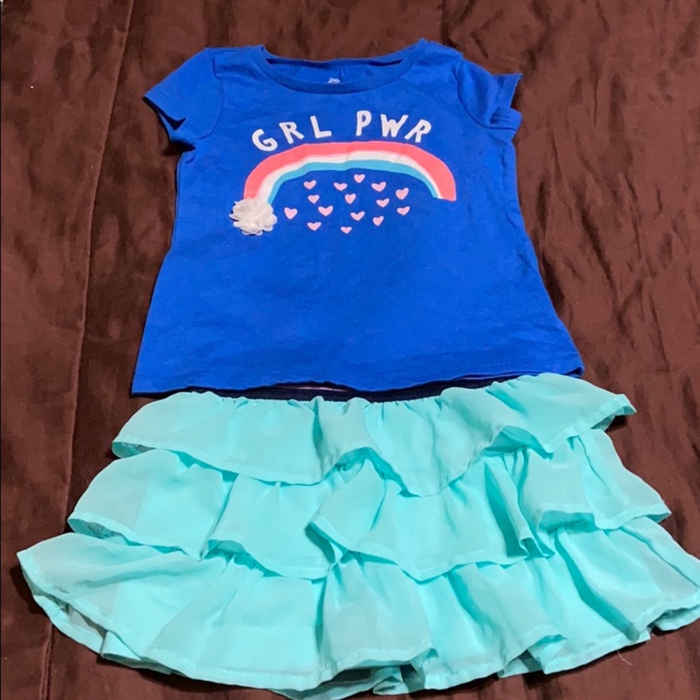 Toddler Top & Skort. EUC!